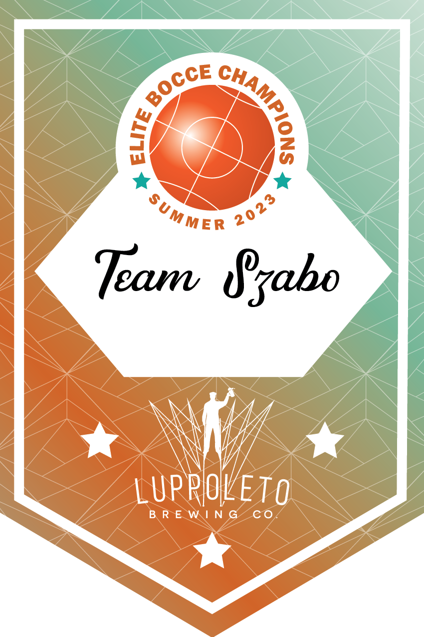 Team Szabo, Summer 2023 Bocce Champions