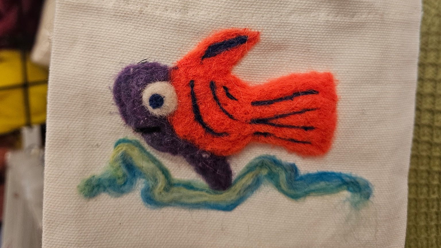 Needle felting class