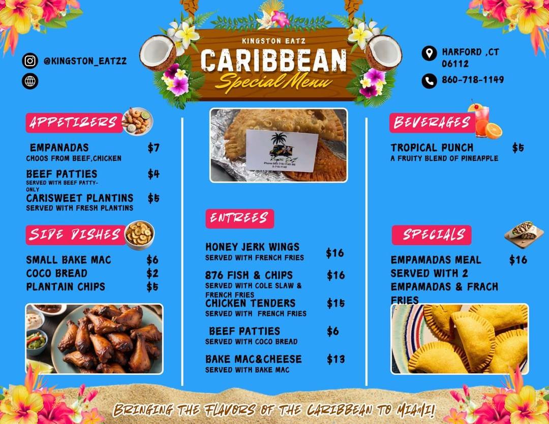 Kingston Eatzz Menu