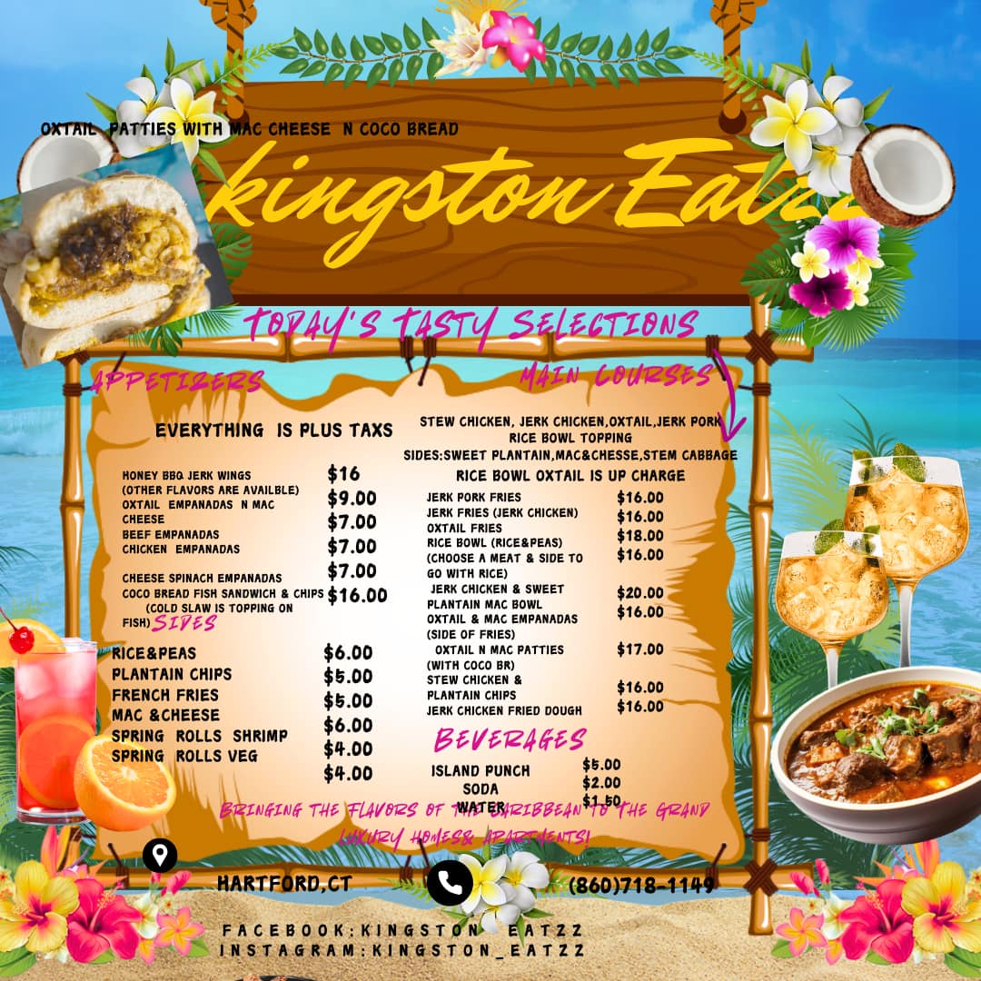 Kingston Eatzz Menu